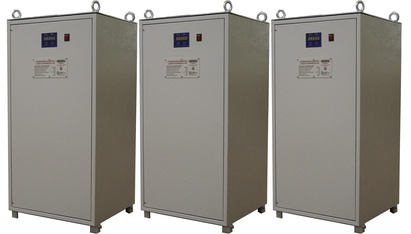 Трехфазный комплект 30 кВА из стабилизаторов PS10000SQ-С-40